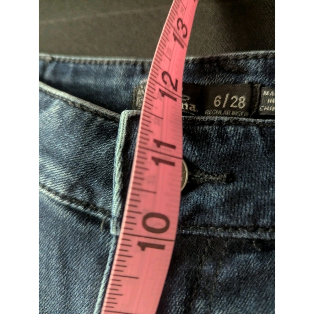 Prana Jeans Womens 6/28 Blue Dark Wash Tukino Outdoor Carpenter Loop Denim - Picture 12 of 13